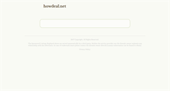 Desktop Screenshot of about.howdeal.net